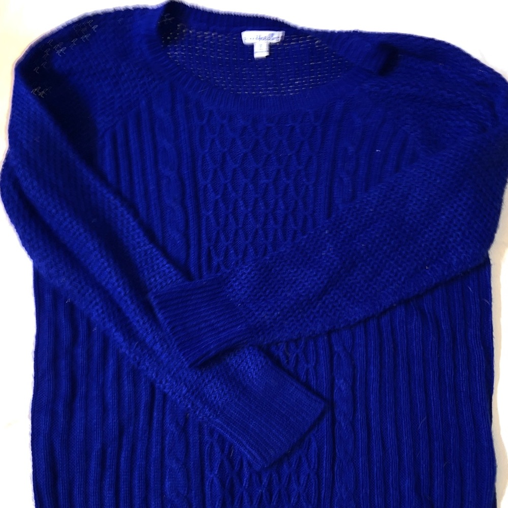 Blue Fuzzy Sweater